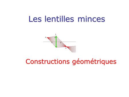 Constructions géométriques