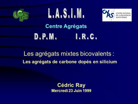 Cédric Ray Mercredi 23 Juin 1999