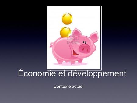 Économie et développement