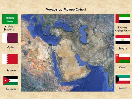 Voyage au Moyen-Orient
