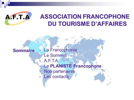 ASSOCIATION FRANCOPHONE DU TOURISME D’AFFAIRES