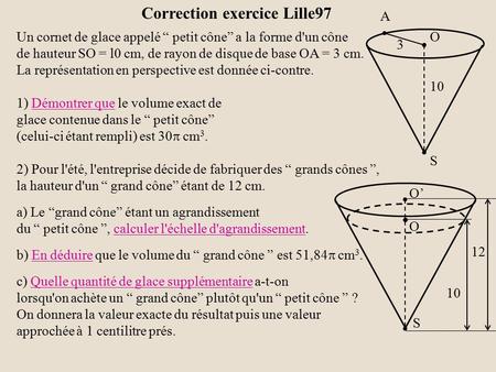 Correction exercice Lille97