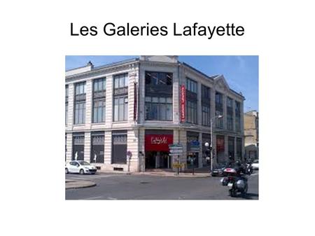 Les Galeries Lafayette