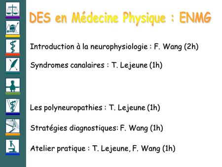 DES en Médecine Physique : ENMG