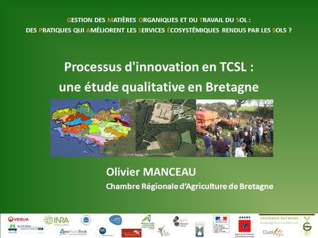 Processus d'innovation en TCSL : une étude qualitative en Bretagne