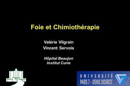 Foie et Chimiothérapie