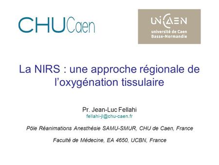 La NIRS : une approche régionale de l’oxygénation tissulaire