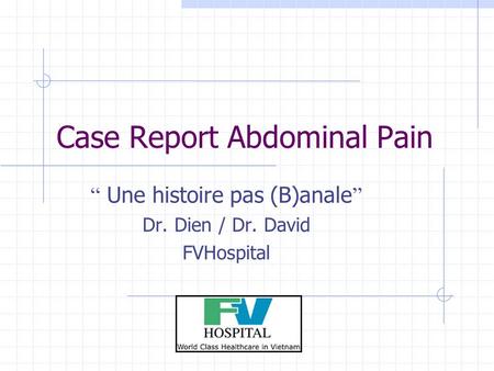 Case Report Abdominal Pain