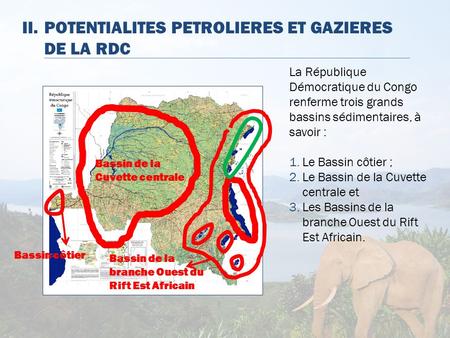 II. POTENTIALITES PETROLIERES ET GAZIERES DE LA RDC