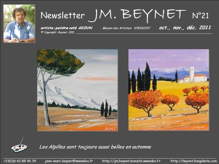 Newsletter JM. BEYNET N°21