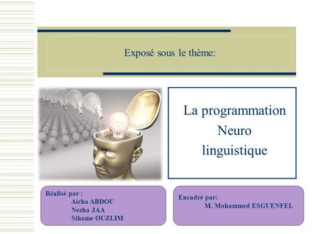 La programmation Neuro linguistique