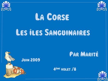Les îles Sanguinaires Juin 2009 Par Marité La Corse 4 ème volet /8.