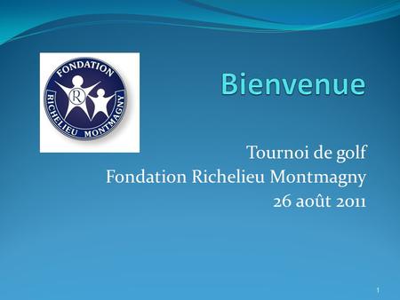 Tournoi de golf Fondation Richelieu Montmagny 26 août 2011
