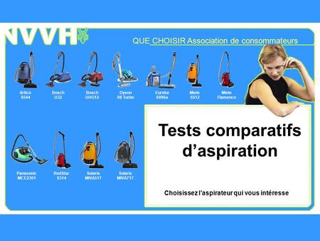 Choisissez l’aspirateur qui vous intéresse