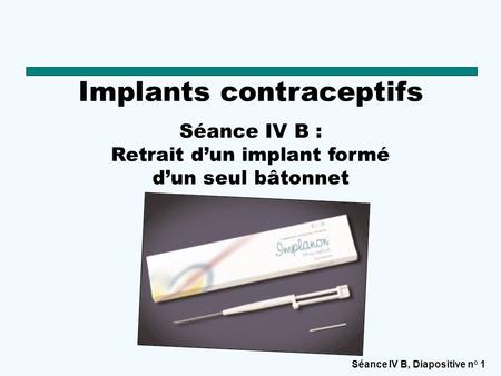 Implants contraceptifs