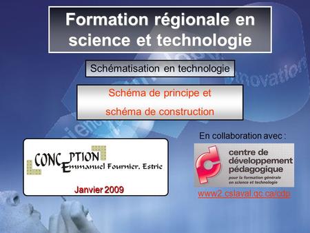 Formation régionale en science et technologie