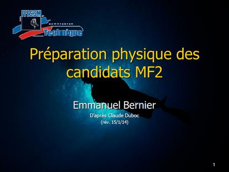 Préparation physique des candidats MF2