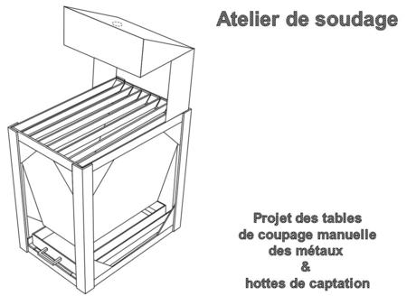 7 ouvertures de 3/8 pour les insérer les barres 8 plaques d’espacements Équerres en plaque 1/8 2 d’espacement entre le dessus du tiroir et le fond.