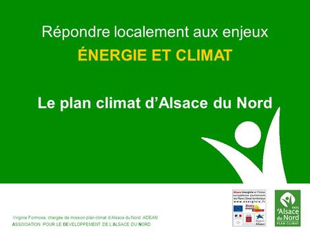 Le plan climat d’Alsace du Nord