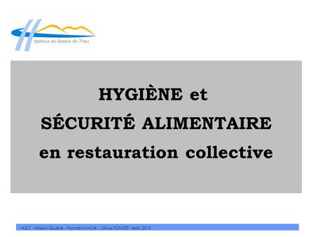 en restauration collective