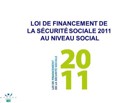 LOI DE FINANCEMENT DE LA SÉCURITÉ SOCIALE 2011 AU NIVEAU SOCIAL.
