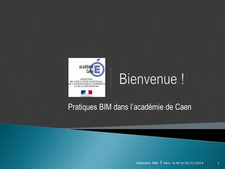 Pratiques BIM dans l’académie de Caen
