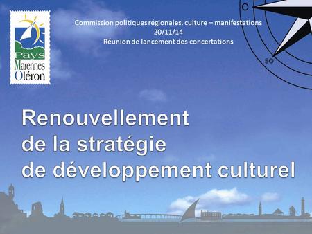 Renouvellement de la stratégie de développement culturel