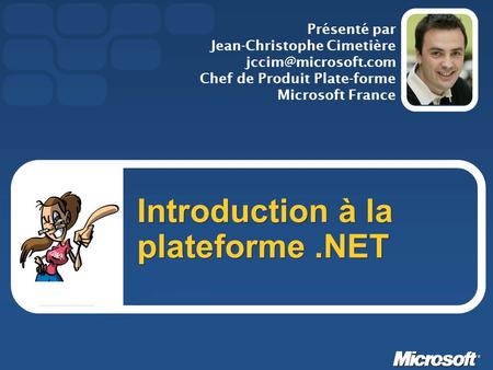 Introduction à la plateforme .NET
