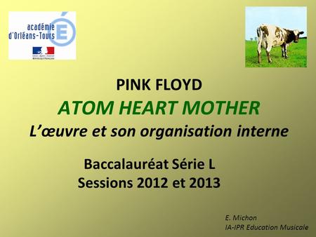 PINK FLOYD ATOM HEART MOTHER L’œuvre et son organisation interne