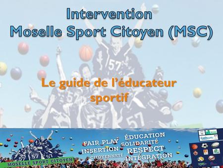 Le guide de l’éducateur sportif