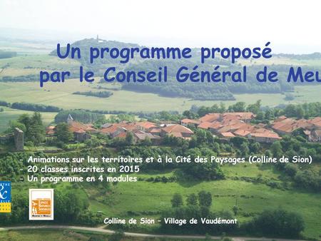 Colline de Sion – Village de Vaudémont