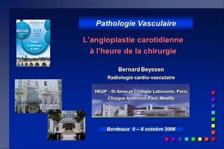 L’angioplastie carotidienne à l’heure de la chirurgie