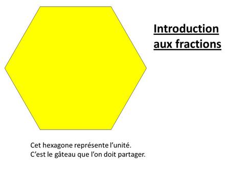 Introduction aux fractions