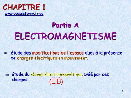 Electrostatique- Chap.1