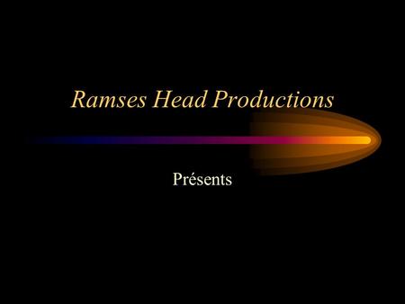 Ramses Head Productions Présents Le Football Un vrai sport d’hommes.