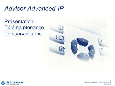 Advisor Advanced IP Présentation Télémaintenance Télésurveillance.