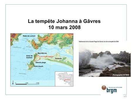 La tempête Johanna à Gâvres 10 mars 2008