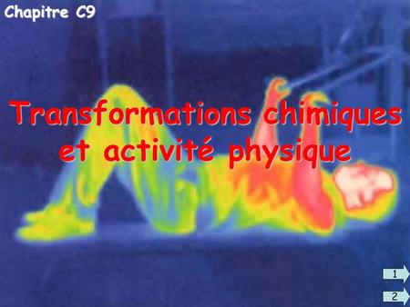Transformations chimiques et activité physique