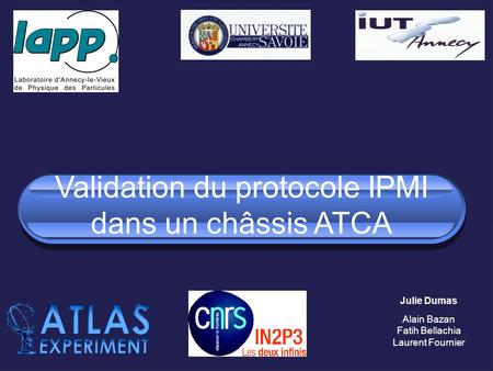 Validation du protocole IPMI dans un châssis ATCA