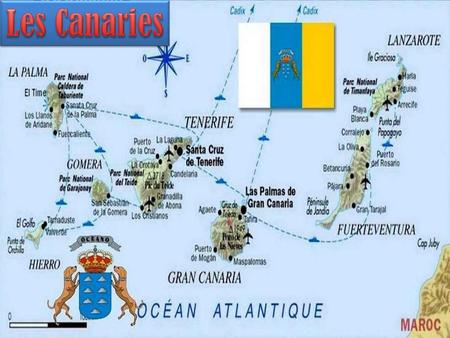 Les îles Canaries (en espagnol Islas Canarias) sont un archipel africain situé dans l'océan Atlantique à l'ouest du Maroc et une des dix-sept communautés.