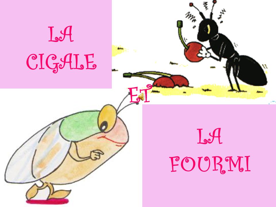 La Cigale Et La Fourmi Ppt Video Online Telecharger