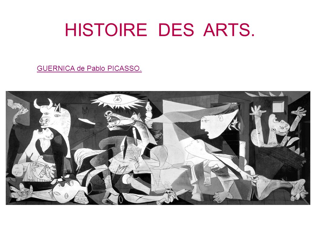 Oral Histoire De Lart Sur Guernica De Pablo Picasso 1153