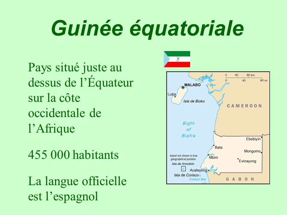 Présentation de la Guinée équatoriale - Ministère de l'Europe et