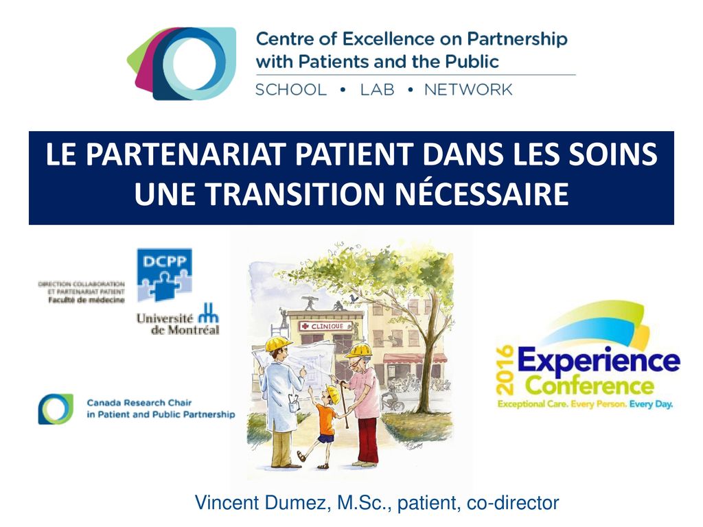 patient partenaire – Centre d'Innovation du partenariat avec les