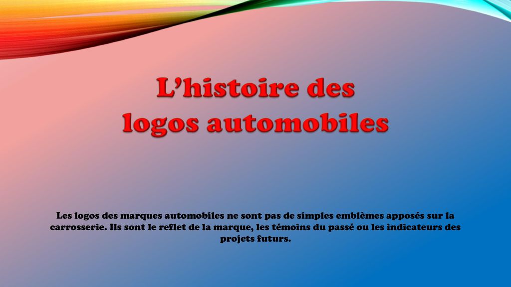 L'histoire des logos automobiles