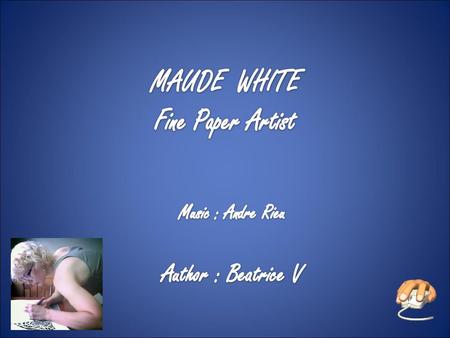 Certaines créations demandent plus de précision et de rigueur que d'autres. C'est de toute évidence le cas de celles de Maude White, une jeune artiste.