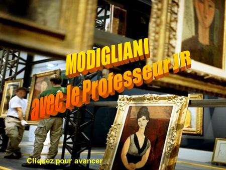 Cliquez pour avancer Amedeo Modigliani, descendant d'une famille de marchands juifs, commença à étudier en 1898 à l'école des beaux-arts de Livourne.
