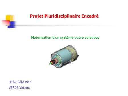 Projet Pluridisciplinaire Encadré