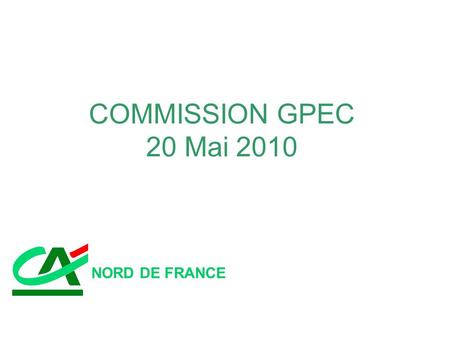 COMMISSION GPEC 20 Mai 2010 NORD DE FRANCE.