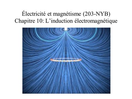 10.1 L’induction électromagnétique